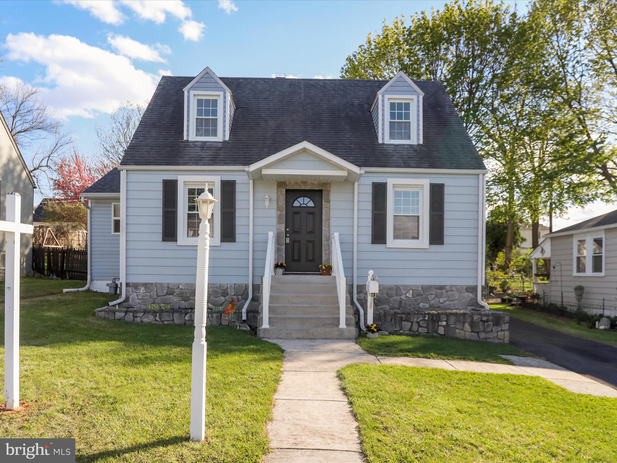 Move In Ready Cape Cod with numerous RECENT UPDATES . New Luxury Vinyl in Kitchen and totally updated main level full bath. Hardwood floors in living room and main level bedrooms. Upstairs Primary Bedroom including sitting room & updated with luxury vinyl & updated half bath. Recently repainted throughout. Garage includes an UPPER LEVEL WORKSHOP with electric & new composite decking stairs. There is also a shed and an open area shed that would be perfect as a garden shed. Deck off back of house has new composite decking. Basement has new luxury vinyl on the finished side. GAS hot water replaced last month.