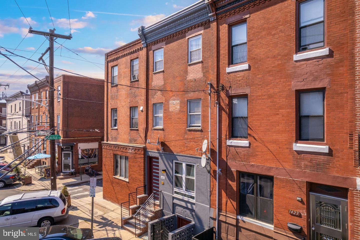 Part of package, additional property nearby available - 1327 Snyder Ave., 2 Commercial Bldgs. at 736-38 S. 8th St. (Adobe Cafe) and 763-65 S. 8th St. (Lazeez Indian Restuarant) with apartments. Total package
can be acquired.
1425 Jackson is a quadplex (4 units) in the East Passyunk submarket of Philadelphia. This value-add multi-family building is situated just off Passyunk Ave. with easy access to the broad street train line and SEPTA. Just around the corner is Passyunk Avenue which is a trendy hot spot in South Philadelphia. There are an abundance of independently-owned businesses - from coffee shops, dining spots, to unique boutiques, and services. FDR park is a nice walk on a lovely day.
The Property consists of three (3) one-bed units and one (1) studio unit. Rents are substantially under market and major rental upside exists for future ownership. Interested parties may inquire about financials. Offered as-is. The subject property is also available as well as another extremely well-maintained apartment building offered by the same Ownership, This is an acquisition opportunity to purchase high-performing multifamily assets with 20% rental upside based on pro forma rents in the submarket(s). Ownership has carefully leased and maintained each building over its tenure. New Ownership can achieve top-of-market rental rates or continue operating.