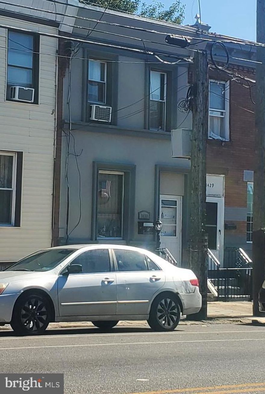 Pictures do not do this property justice.  Better pictures coming soon. House is still being cleaned out.
Beautifully maintained Large Straight Thru. Huge Living Room / Dining Room Combo. Huge EIK with gas stove and tons of cabinets. Rear pantry with full 2 nd bathroom(updated), Exit to private fenced rear yard. Second floor has 3 large bedrooms with w/w carpet, tons of closet space. # piece C/T hall bath. Full unfinished basement with Washer/ Dryer area (washer excluded) This home has been well taken care of,  maintenance free exterior, security doors, nice wide street with ample parking