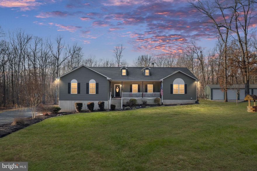 Charming Country Rambler on Nearly 5 Acres with Workshop Garage!

Welcome to 13026 Elk Run Rd, a beautifully maintained single-family home nestled on approximately 4.81 acres in picturesque Bealeton, VA. This inviting one-story residence boasts 3 bedrooms and 2 full baths with 1,824 sq ft of open-concept living space — ideal for both everyday comfort and entertaining. With 3648 total square feet there is plenty of room to expand. 

Step inside to discover a bright, flowing layout where the living room, dining area, and kitchen connect effortlessly, accented by glowing hardwood floors and abundant natural light. The gourmet kitchen features stainless steel appliances, granite countertops, and a butcher-block island — perfect for gatherings and culinary creativity.

Retreat to the spacious primary suite and enjoy easy main-level living. Additional highlights include an upgraded dual-stage HVAC system, spray foam insulation for efficient comfort year-round, and thoughtful finishes throughout.

Outside, the property offers plenty of space to roam, play, garden, and enjoy peaceful country living. The detached garage/workshop with four large roll-up bays provides exceptional space for projects, storage, or hobby vehicles. Garage is equipped with both heat and a/c.

This lovely home combines rural serenity with convenient access to local amenities, schools, and commuter routes — a rare offering you won’t want to miss.