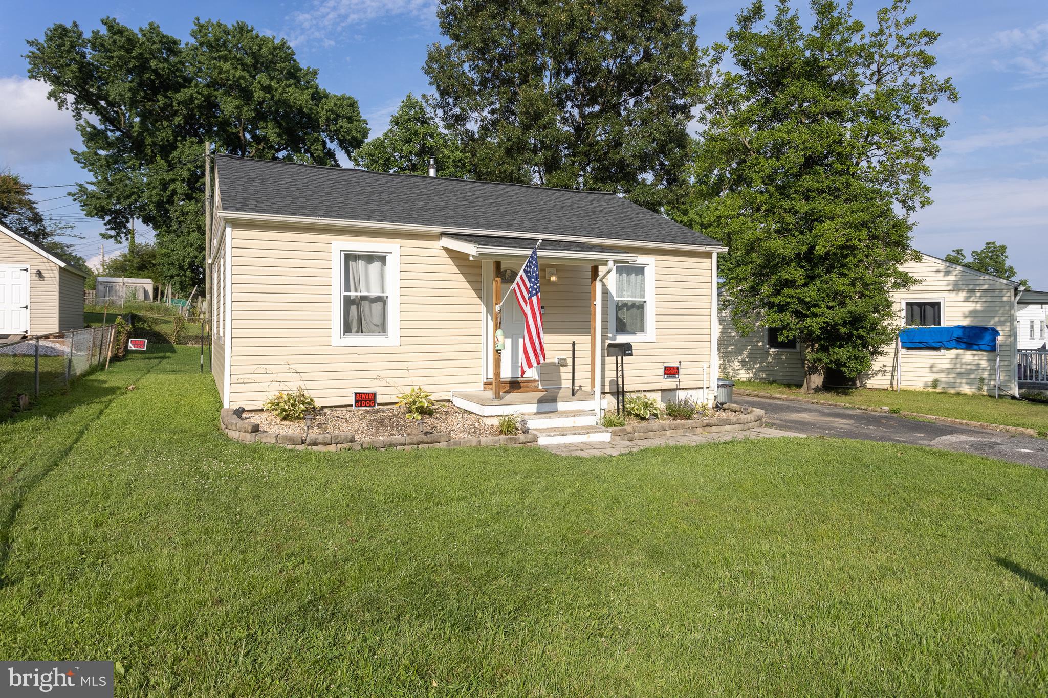 Must see this move-in ready home, Right away you’ll appreciate the covered front porch, landscaping, and a quiet neighborhood that’s just minutes from major highways offering both peace and convenience. Inside, the open layout flows from the living room into the kitchen, with durable vinyl planking flooring throughout. The updated kitchen has a fresh, modern feel with white cabinets, matching backsplash, granite countertops and all newer stainless-steel appliances. This 2-bedroom, 1-bath home with eye catching tile work in the bathroom and no updates needed, newer roof (2022), new AC unit (2024) and water heater (2024)—giving you peace of mind. Out back, there’s a rear deck with a patio, manageable yard, and a shed for extra storage. Everything about this home will make your move simple and stress-free.