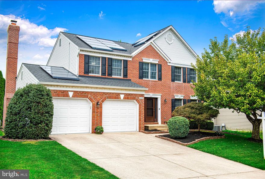 Discover the perfect blend of comfort and style in this beautiful 3 level, 4 bedroom, 3.5 bath home nestled in the sought after community of Spenceola Farms. Step inside to discover a warm and inviting main level featuring newly refinished hardwood floors, fresh neutral paint and a light-filled floor plan. The heart of the home is the kitchen, complete with crisp white cabinetry, granite countertops, stainless steel appliances and ample space for cooking. The kitchen flows seamlessly into the spacious family room with a wood burning fireplace, plenty of natural light and views of the lush landscaping through the sliding door. Upstairs, you'll find a full hall bath plus 4 large bedrooms and a conveniently located laundry area. The spacious primary bedroom offers, a large walk-in closet and a renovated spa-style bath, featuring ceramic tile, a walk-in shower, soaking tub, sleek fixtures, and modern finishes. The finished basement provides another full bath, flexible space for a gym, playroom, or office, plus plenty of storage in the unfinished area. There is access to the backyard where you can enjoy a level lot surrounded by mature landscaping. Whether relaxing on the deck or hosting gatherings, the outdoor space is as functional as it is beautiful. The home is also equipped with owned solar panels, offering energy efficiency and long-term savings. All of this is in a family friendly neighborhood with a community pool, walking trails, and easy access to shopping, dining, and top-rated schools. This one won’t last long!