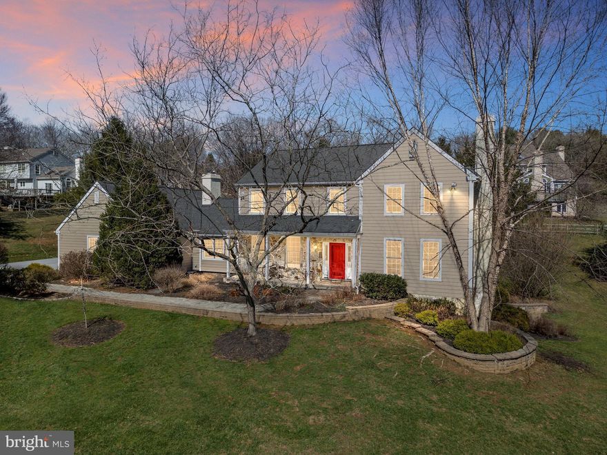 Welcome to 581 S Creek Rd, a stunning 4 bedroom, 2 and half bath home nestled on a 1-acre lot in the heart of West Chester, PA. This elegant residence offers a seamless blend of sophistication and comfort, perfect for those seeking a luxurious yet inviting living space. As you step through the front door, you are greeted by beautiful hardwood floors and a grand staircase. To the right, an elegant sitting room awaits, featuring a cozy fireplace and a custom-made full-wall bookcase, ideal for relaxation or entertaining guests. To the left, a refined dining room provides the perfect setting for formal dinners and gatherings. Continuing through the hallway to the back of the house, you will find a spacious open-concept eat-in kitchen. The kitchen boasts a large island, complemented by a charming wood ceiling beam, making it a true chef's delight. Adjacent to the kitchen is a breathtaking great room, featuring cathedral ceilings adorned with wood beams and a floor-to-ceiling natural stone fireplace with built-in niche that serves as a wood storage area. This room also offers direct access to the back deck, which overlooks a serene, wooded area, providing a perfect space for outdoor enjoyment. The first floor living space is rounded off with a convenient laundry room, a half bath, and a generously sized office, perfect for remote work or study. Upstairs, the luxurious master suite is a true retreat, featuring soaring cathedral ceilings and a spa-like en-suite bath with a jetted soaking tub. Three additional generously sized bedrooms and a full hallway bathroom complete the second floor.  Additionally, the home also offers a 22ft x 30ft, partially finished basement with a large sitting area and French doors leading to a large separate living space—ideal for a home office, recreation room, or additional guest area. An exterior door provides access to the backyard, while the unfinished section of the basement offers ample storage space for all your needs.  In addition to the expansive living areas, this home also features a 3- car garage, providing ample storage and parking for your vehicles, boats, or other leisure equipment. 
This home offers endless potential using your unique vision and style to transform it into your dream home! Don't miss the opportunity to make this exquisite home yours. Schedule a showing today and experience the charm and elegance of 581 S Creek Rd for yourself!