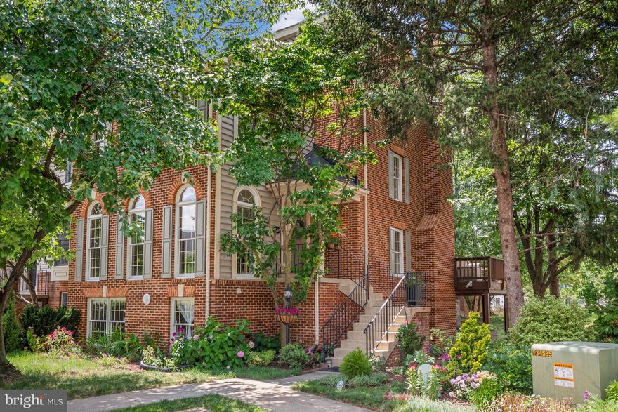 This stunning, meticulously maintained brick townhome offers the perfect combination of classic charm and modern convenience. As an end-unit, the home is bathed in natural light, showcased by the large arched windows in the main living room. With freshly painted walls and large bedrooms, this home is truly turnkey and ready for its new owners.

The gorgeous landscaping provides incredible curb appeal and a serene private setting. This location is perfect for staying active, situated just .3 miles from the community pool and a half mile from Tasker's Chance Park with its playground, walking trails, baseball and basketball courts and more.  Positioned close to shops and restaurants and less than 2 miles from 3 major highways this home is close to everything!

Don't miss this rare opportunity. Book your showing now!