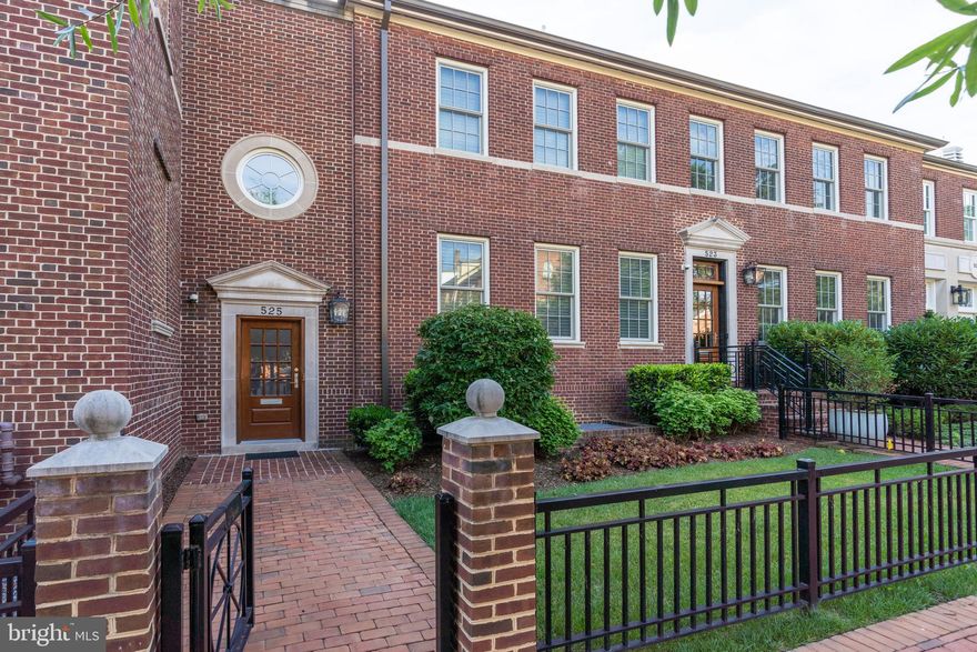 Experience Timeless Luxury in Historic Old Town: A Masterpiece at 525 N. Saint Asaph Street

Indulge in the epitome of sophistication and elegance as you step into a historic brick building that has been meticulously modernized to perfection. Welcome to 525 N. Saint Asaph Street, nestled in the heart of the coveted Old Town, where history meets contemporary luxury. This exceptional 3-story single-family residence is a true masterpiece, designed to cater to your every desire for a high-end, lavish lifestyle.

As you approach the property, be captivated by the picturesque landscaped fenced front yard and charming brick walkway, setting the stage for what lies within. A grand entrance awaits you, where an artful staircase and a breathtaking  chandelier, adorned metal rods that mimic a dazzling rainfall effect, invite you into a world of opulence and refinement.

Step into the large, exquisitely designed living room, featuring a striking  gas fireplace that adds a touch of warmth and allure, setting the perfect ambiance for hosting unforgettable gatherings. An open floorplan seamlessly connects the living and dining areas, ensuring a seamless flow throughout the main level. Designer recessed lighting above, coupled with elegant wide-plank walnut floors, creates an enchanting atmosphere that resonates with timeless charm.

Prepare to be amazed by the chef's kitchen, an absolute showstopper that will delight even the most discerning culinary connoisseur. Immerse yourself in the luxury of Snaidero Italian cabinetry, quartz countertops, and top-of-the-line stainless steel appliances by Thermador. A wine cooler awaits, ready to house your most cherished vintages. Adjacent to the kitchen, a sun-soaked breakfast area bathed in natural light from a wall of windows opens up to the fabulous family room, which shares the gas fireplace, creating an intimate and cozy space for relaxation and connection.

Retire to the inviting, well-proportioned bedrooms, each offering a serene escape. Enjoy the luxury of walk-in closets and immaculate en-suite baths, meticulously designed to provide a sense of serenity and comfort. The divine primary suite bath boasts upscale Waterworks fixtures, marble floors, a dual-sink vanity, a spa shower, and a freestanding soaking tub, creating a private sanctuary for relaxation and rejuvenation. This stunning residence goes beyond the ordinary, with additional highlights that include a laundry room with state-of-the-art amenities, a media/TV room on the lower level for entertainment.

Immerse yourself in the charm of Old Town, known for its timeless architecture, cobblestoned streets, and an abundance of shopping, dining, and amenities. Trader Joe's is just a block away, and a delightful array of restaurants awaits within a short 3-4 block radius.  Don't miss this rare opportunity to own a piece of history reimagined into a contemporary masterpiece. Discover 525 N. Saint Asaph Street, where modern luxury meets the allure of Old Town's storied past. Schedule your viewing today and step into a world of unparalleled elegance and sophistication.