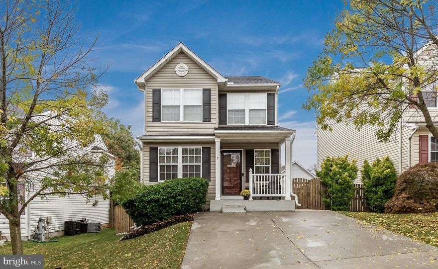 Life is Great in 21228!  Excellent opportunity to buy an updated, porch front Catonsville home at an affordable price!  Built in 2002, this home has been well maintained by the current owner with recent upgrades including a new roof (2017), new Trane HVAC (2016), and new hot water heater (2017).  The modern floor plan provides a large, bright living room as you enter the home.  This space is versatile and features hardwood floors and a gas fireplace.  The rear half of the main level offers an open kitchen with an attached dining room that overlooks the rear deck.  The updated kitchen offers stainless steel appliances, granite counter tops, and a pantry.  A private powder room and a large coat closet can also be found on the main level.   Upstairs you will find the master bedroom suite, two guest bedrooms, and a centrally located hall bathroom.  The sizeable master suite includes an attached bathroom and a walk-in closet.  The lower level is fully finished with 9-foot tall ceilings which is divided into a family room, with an additional play room, that has potential to be a home office.  Additionally, a full bathroom, the laundry, and storage round out the lower level.  Out back you will discover a large deck, a fenced yard, and a shed.  The driveway provides two car off-street parking.  This one is sure to move fast, so make your appointment today!