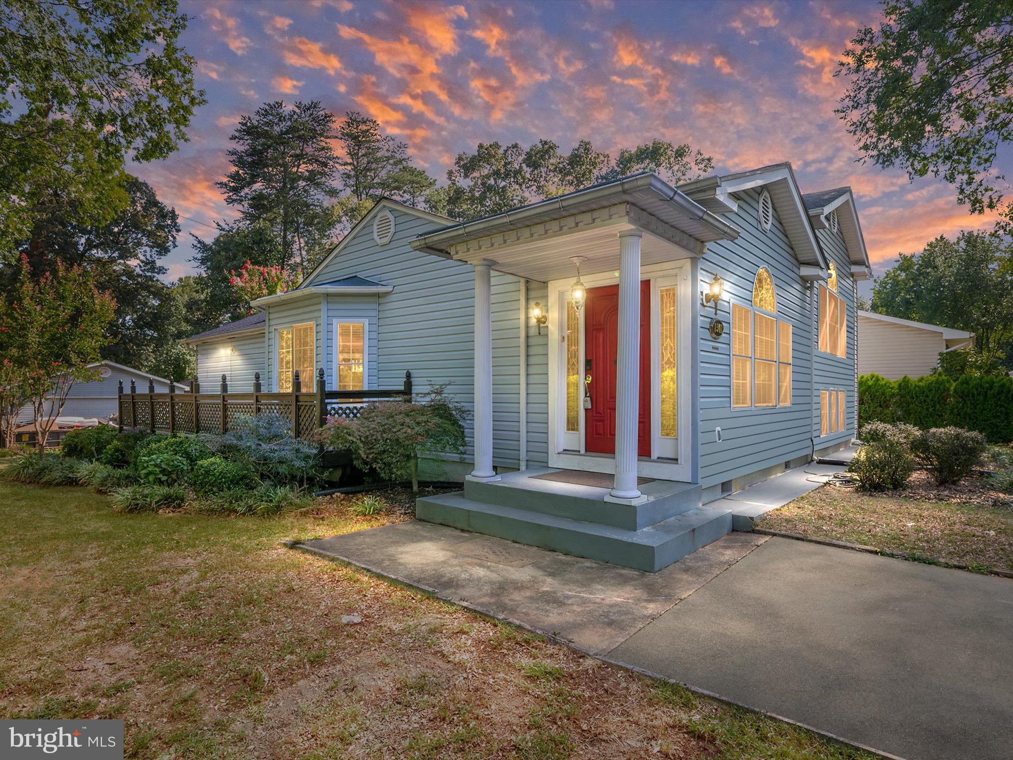 ASSUMABLE 2.875% VA loan —a rare opportunity! Location, location, location.. Tucked away in mature landscaping along the perimeter of the property offering privacy to its new owners while conveniently located near Fort Meade, BWI Airport, Arundel Mills, and minutes to major commuter routes (I-97, MD-32, and 295). You will feel right at home pulling into one of your two driveways or right into your detached 2.5-car garage (with new 200 AMP subpanel), a two-story shed, and a storage shed attached to the home. Inside, you will be greeted by gleaming hardwood floors throughout, a large owners' suite with a 4-piece attached bathroom, and a separate attached office or closet. The oversized second bedroom offers beautiful floor-to-ceiling windows, high ceilings and 2 closets! The flexible layout provides potential for an in-law suite or separate apartment with its own entrance. This home offers easy access to shopping, dining, and employment centers throughout Anne Arundel, Howard, and Baltimore Counties. Extensive updates including a new roof (2022), HVAC heat pump & A/C (2023), electrical panel (2024), 200 AMP garage subpanel (2024), new appliances—fridge, range, microwave (2025), garage door opener (2025), two new toilets (2025), hardwood floors freshly sealed.
