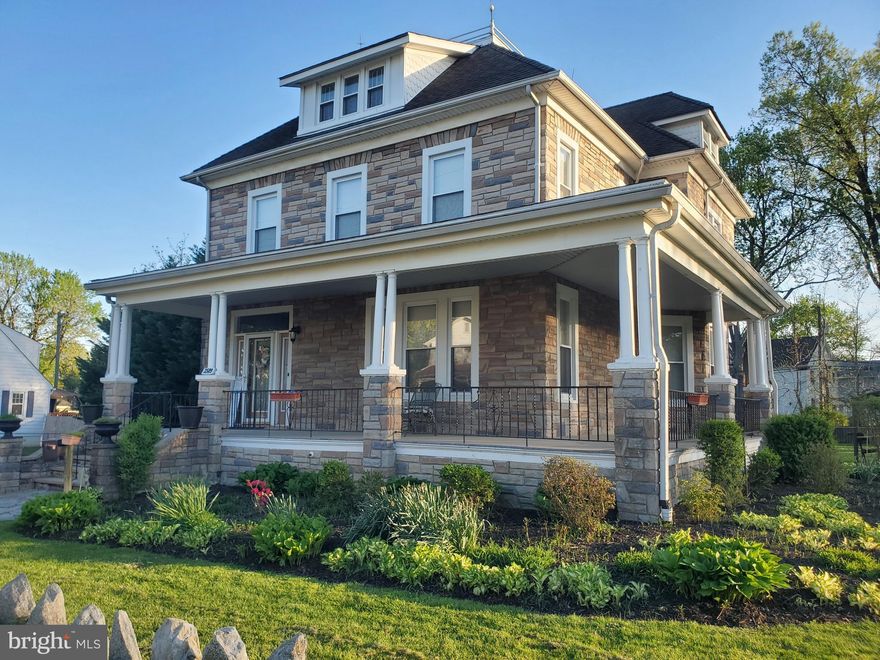 Charming 1918 Historic Home on Nearly 1 Acre – A Rare Vintage Gem
Step into timeless elegance with this beautifully maintained 1918 historic home, rich in character and craftsmanship. Situated on an expansive 0.79-acre lot, this unique property offers the perfect blend of classic charm and modern convenience.
From the stately stone front wall and fencing to the mature trees and lush landscaping, every detail speaks to the home’s storied past. Enjoy relaxing on the wrap-around front porch featuring low-maintenance composite decking or entertain guests on the spacious back deck with a gazebo—ideal for hosting or unwinding in peace.
The property includes a three-car garage, private parking pad, and a large 14x8 Amish-built shed, along with numerous thoughtful inclusions. Inside, the upgraded kitchen, gleaming hardwood floors, walk-in closet, and remodeled primary bathroom blend vintage charm with contemporary comfort.
The versatile basement offers potential as an in-law suite, while the transformed attic now serves as a fully equipped home gym. The expansive lot allows space for future additions like a walking trail, basketball court, or garden oasis. Come see it for yourself! SHOW AND SELL