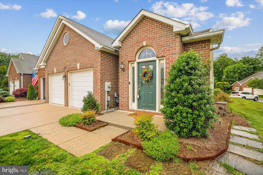 Welcome to this beautifully maintained one-level home nestled in the highly sought-after 55+ Heritage Harbour community. Designed for comfort and ease of living, this spacious end unit offers seamless indoor-outdoor flow and a tranquil setting perfect for relaxed living. As you enter, you are welcomed by a formal living room and dining room; flowing in to the open-concept kitchen and family room offering an inviting space for everyday living and entertaining.  This home features  a large owner's suite and a versatile office/guest room—ideal for hosting visitors or creating a quiet workspace. 
Step outside into the sunroom, perfect for enjoying morning coffee or evening breezes while taking in the serenity and tranquility of this well-maintained neighborhood. The attached two-car garage provides convenient storage and easy access.
Don’t miss the opportunity to make this lovely home yours!
Residents of Heritage Harbour enjoy an exceptional array of amenities designed for an active, social, and engaging lifestyle. The list of Heritage Harbour amenities and services is vast, including: a 9-hole, par 3 golf course with pro shop, tennis courts, indoor and outdoor pools, fitness center with exercise classes, sauna, and whirlpool, billiard room, restaurant, library, meeting rooms, auditorium with stage and dance floor, wood shop and craft room, pier with boat slips and kayak storage, RV storage, and a pond - the popular site of remote control boat races. Activities Abound. There’s no excuse for boredom when you live in Heritage Harbour. Residents have access to all kinds of clubs, meetings, and activities, including community college classes on site, bus service to nine standard Annapolis locations and many other special trips, community dances and plays, the Harbour Lights newsletter and HHTV television channel, model boat races, billiard tournaments, community management and leadership, bocce, horseshoes, and lawn games. A Prime Location. The community is located about 10 minutes from Anne Arundel Medical Center and Annapolis Mall. For those who like to snowbird in warmer locations, the Baltimore Washington International airport is about 30 minutes away.
Recent upgrades include: new refrigerator, stove, disposal, and dishwasher, new HVAC, new water heater, polybutylene pipe replacement, new primary bath toilet, patio, privacy fence, and holly trees, fireplace cleaned and serviced.
