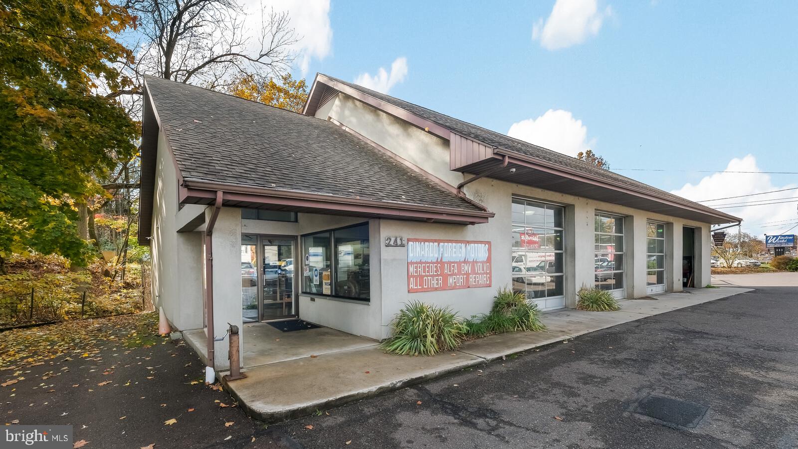 Don’t Miss the Opportunity to Own this 3300+ Square Foot Commercial Building on .96 Acres at the Corner of High Visibility Route 611 (Easton Road) and Route 463 (Horsham Road). The DiNardo Family has run a Very Successful Foreign Car Repair Business from this location for over 37 Years. Loyal Clients are sorry to hear that the Owner is Retiring but this Opens the door for You and Your Business. With it’s 4 Garage Bays and abundance of Upstairs Storage it is a great set up for your Own Repair Business to Thrive. Realize, though, that the Location is also Perfect for Many other Uses by Right which are Attached for your Review. This Location is “Gold” for so many Options whether Setting up a Start up or Looking for a Much Needed Second Location for Your Existing Business. The Building itself Offers an Air Conditioned Front Office with Waiting Room and Customer Bath Room, Private Office, Rear Storage Room, Half Bath plus a Shower and Changing Room for Employees. Don’t wait to Investigate all that this Interesting and Productive Property has to Offer.