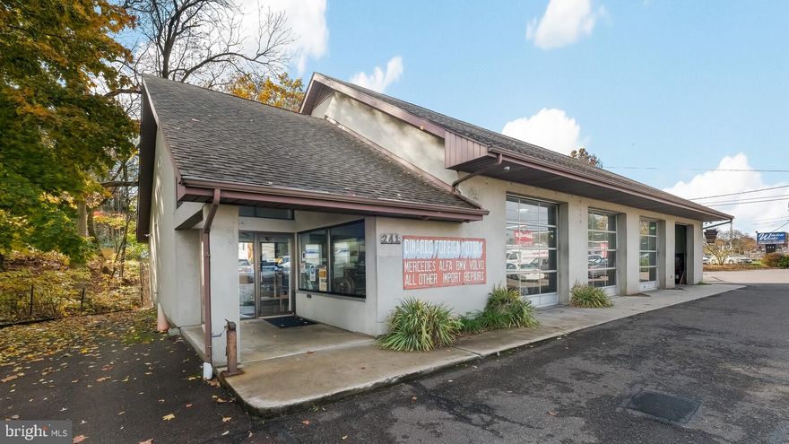 Don’t Miss the Opportunity to Own this 3300+ Square Foot Commercial Building on .96 Acres at the Corner of High Visibility Route 611 (Easton Road) and Route 463 (Horsham Road). The DiNardo Family has run a Very Successful Foreign Car Repair Business from this location for over 37 Years.  Loyal Clients are sorry to hear that the Owner is Retiring but this Opens the door for You and Your Business.  With it’s  4 Garage Bays and abundance of Upstairs Storage it is a great set up for your Own Repair Business to Thrive.  Realize, though, that the Location is also Perfect for Many other Uses by Right which are Attached for your Review.  This Location is “Gold” for so many Options whether Setting up a Start up or Looking for a Much Needed Second Location for Your Existing Business.  The Building itself Offers an Air Conditioned Front Office with Waiting Room and Customer Bath Room, Private Office, Rear Storage Room, Half Bath plus a Shower and Changing Room for Employees.  Don’t wait to Investigate all that this Interesting and Productive Property has to Offer.