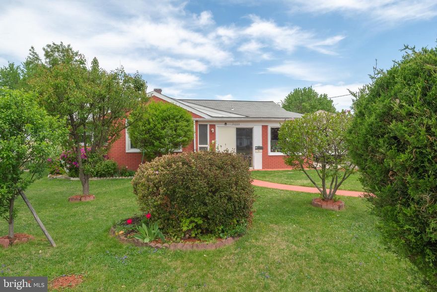 Welcome to 2000 Lewis Avenue in the heart of Rockville—a rare gem on a premium corner lot full of charm and opportunity.
This 3-bedroom, 1-bath home is just 0.8 miles from Twinbrook Metro Station—that's less than a 15-minute walk or a 3-minute drive, making it a dream for commuters and anyone who values easy access to D.C., Bethesda, and the entire Metro area.
But what truly sets this property apart is the incredible outdoor space:
 A thriving vegetable garden
A variety of fruit trees
A rainwater collection system for sustainable irrigation
A private concrete driveway—no street parking hassles here

Inside, you’ll find a warm, functional layout ready for your personal touch. Natural light fills every room, and the single-level design offers both comfort and simplicity.

Located near top-rated Richard Montgomery High School, Welsh Park, Rockville Civic Center Park, and minutes from Rockville Town Square and local favorites like Carmen’s Italian Ice and Silver Diner, this home delivers convenience and community.

Don’t miss your chance to own a corner-lot retreat in one of Rockville’s most desirable locations.