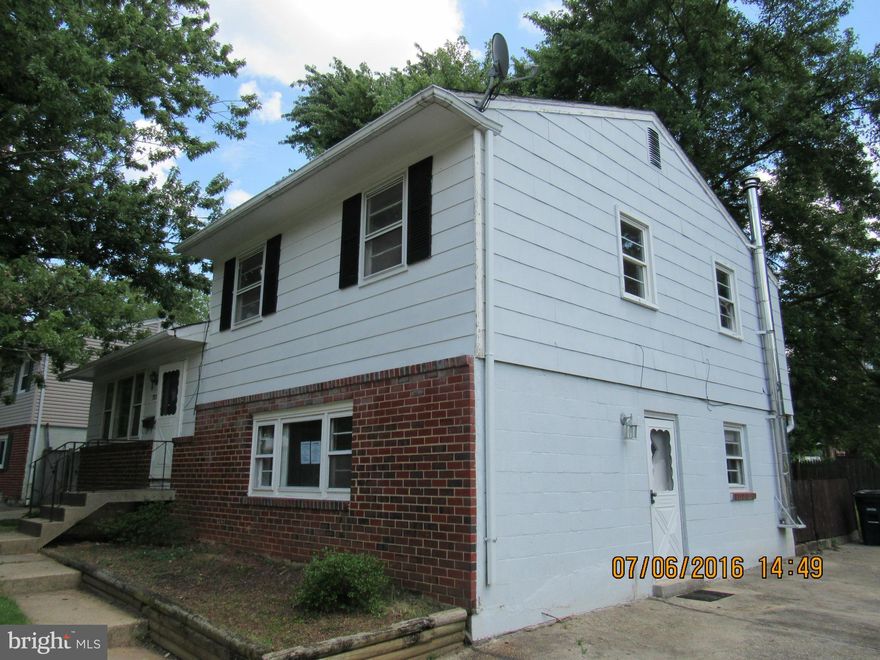 HUD HOME. SOLD AS-IS. HUD CASE #249-522880. FHA Insured with Escrow (IE) $1350.00. Equal Housing Opportunity. Home with lots of potential...includes hard wood flooring, large kitchen cabinets, two finished levels, spacious bedrooms and a huge fenced in backyard for entertaining...Bring your imagination and turn this home into your dream home!!