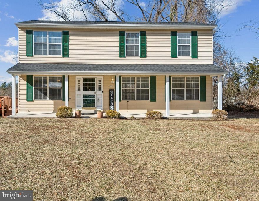 Fall in love with this charming colonial nestled on a quiet, tree-lined street in a highly sought-after location!  This home has been thoughtfully updated with a BRAND NEW ROOF newer HVAC (8/2020), and a newer water heater (9/2022), offering exceptional value and peace of mind. Step inside to freshly painted interiors and spacious eat-in kitchen is a chef's delight, featuring stainless steel appliances and ample counter space. Upstairs, the primary bedroom boasts an ensuite bath, while two additional well-sized bedrooms share a hall bath.  The finished lower level is perfect for entertaining, with a large family room, full bath, hobby area, and laundry.  Enjoy outdoor living on the expansive, newly stained deck overlooking the private, wooded backyard – an ideal space for gatherings and relaxation.  Off-street parking adds practicality.  This prime location is just minutes from grocery stores, shopping, restaurants, and fantastic community amenities, including the Tucker Road Ice Rink and the brand-new, state-of-the-art Bock Road Recreational Center (featuring an indoor pool, gyms, recording studio, and more!).  Commuting is a breeze with easy access to I-495, Andrews AFB, National Harbor, MGM, and major routes to DC and VA.  Don't miss this opportunity! Open House: 2/1/2025, 12-2PM.