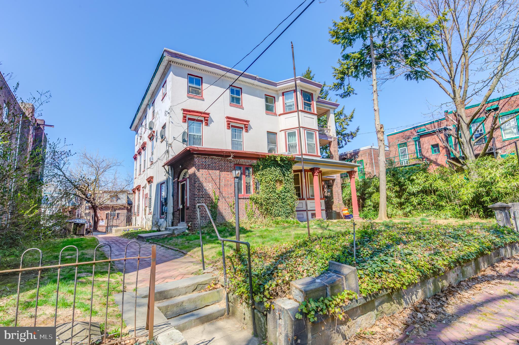 502-504 S. 41st is a rare 9 unit detached property (actually both sides of a really cool twin). It includes a rear lot that readily accommodates 8 cars (in a neighborhood known for tight parking). This property is situated on a 0.3-acre lot. Tremendous character but some deferred maintenance leaves room for great improvements. The 502 Property includes three 3-bedroom units. Impressive, original balconies. Hardwood floors. Landlord has typically rented 502 as one house, though it is currently rented as separate units. 504 has six units. Generate higher rents/reduce expenses with improvements. 84.5' x. 154.5' lot size and 7,980 finished, above-grade square feet. NOTES--Two separate deeds; offered as single package (taxes and other data reflect the combined property). All nine units have separate electric. 504 has separate gas (though tenants pay gas in both properties). Owner pays water (if 502 is rented as a single home, then tenants can pay gas and water). LOCATION--This impressive building is situated in an idea location just off the campus of University of The Sciences and close to Close to HUP, CHOP, Penn, Drexel, Presby, Science Center. 12 minutes to Center City by car or bike and plenty of convenient SEPTA options. Close to so many amenities: Easy walk to Clark Park and its fabulous Farmers' Market, Clarkville, Green Line Coffee, the movie theater, so many restaurants, and Fresh Grocer around 40th & Walnut, and all that University City has to offer. Plus 12 minutes to Center City by car or bike and plenty of convenient SEPTA options (one block from the Green Line hub). NOTE--The landlord currently does not rent the parking, so this is an additional source of income. Regarding 502, Landlord missed the current rental cycle to rent as an entire home, which curtailed the current income for this year. INCOME & EXPENSES & RENTAL INFORMATION AVAILABLE. Note--Property is on the Philadelphia Historic Register. It is subject to the jurisdiction of the Philadelphia Historic Commission.
