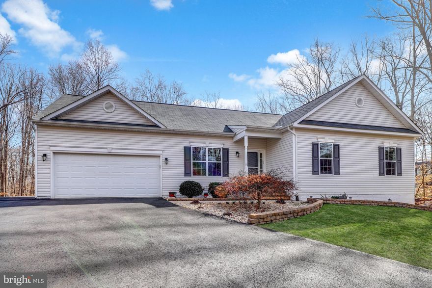 If you like your living spaces on one level, this will not disappoint. $50,000 in upgrades in the home which was built in 2013. The owners are original and have done all the hard stuff. Landscaping, trees, upgraded driveway which extends well over beside the home, Garage holds two cars comfortably with lots of built in storage. back yard has full length stamped concrete patio extending out from newly installed french doors all the way under the deck with a lovely retaining wall. These extras are just the icing on the cake. A huge stockade fence extends around the backyard to provide privacy and safety. Inside find your living area on the main level. Wide open space allows kitchen duties to continue while watching what the rest of the family is doing. Three full beds, laundry area, 2 full baths on this level. You don't ever need to go downstairs unless you want to. Basement provides an escape for a man-cave or she-shed, play room or whatever is needed. Egress windows for safety, full bath and large bedroom downstairs. Just great for entertaining. So much room and NO HOA. Sellers are asking for 2 hours notice to prepare for showings.