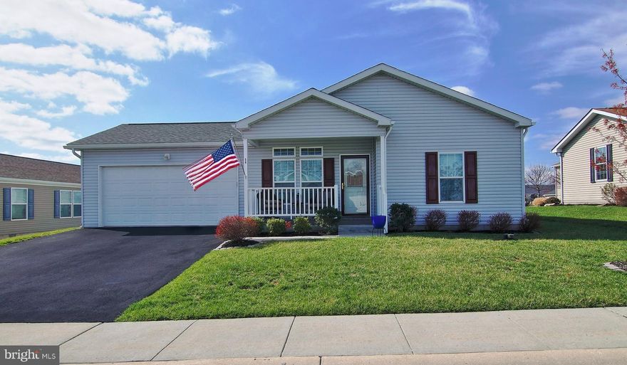 Absolutely Stunning Ranch in the desirable Douglass Village Senior Community. From the moment you enter you will be impressed with the character and design of this beautiful home. Loaded with upgrades there is nothing left to desire. Superior open floor plan, 3 Bedrooms, 2 Baths, Gourmet Kitchen, Family Room with Gas Fireplace, 2 Car Garage and Oversized Maintenance Free 16x20 Deck, carefree living at its finest.