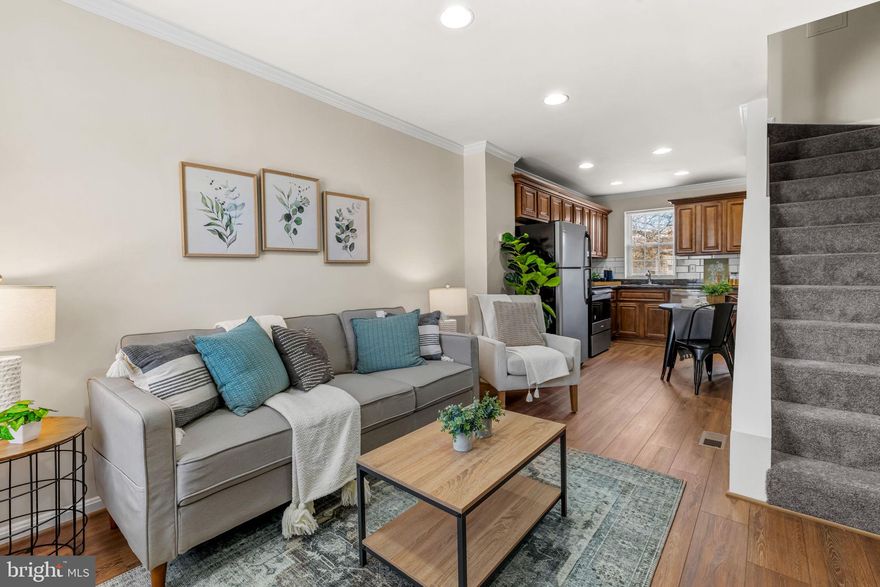 509 Otterbein St is a beautifully maintained three-level home featuring 2 bedrooms and 2 full bathrooms—one on each upper level—plus a finished lower level offering flexible living space- perfect for a home office or gym.  The custom kitchen is equipped with stainless steel appliances, granite countertops, and a stunning backsplash, perfect for both everyday living and entertaining. Spacious, spa-inspired bathrooms feature soaking tubs for a relaxing retreat. Ideally located near major commuting routes, hospitals, restaurants, and breweries, with easy access to Camden Yards and M&T Bank Stadium—this home offers the perfect blend of comfort and convenience.  The home is complete with the ultimate city luxury- private parking pad.