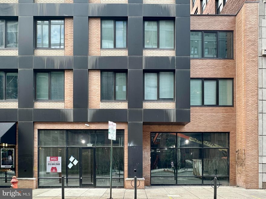 Premium retail space in Center City Philadelphia, available for lease. This is a NNN lease, please reach out for agent for further details.
