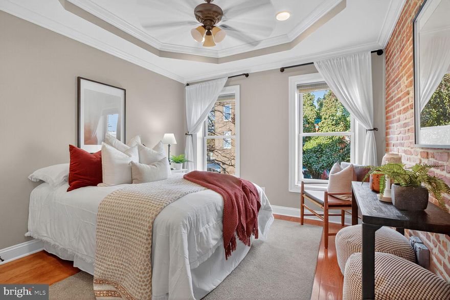 Price adjustment! Beautifully Updated Home with CHAP Tax Credit in Locust Point!
Don’t miss this incredible opportunity in one of Baltimore’s most sought-after neighborhoods. This three-level home with a finished basement offers style, functionality, and unbeatable location. The main level boasts gleaming hardwood floors, a spacious family room, a completely renovated kitchen, and a convenient powder room. Step outside to a fenced-in backyard with green space and a private driveway—rare for the area!

The finished lower level includes a bedroom, full bathroom, laundry area, and flexible space perfect for a home office or recreation room. Upstairs, you’ll find two generous bedrooms and two full bathrooms. Enjoy skyline views from the amazing rooftop deck—ideal for relaxing or entertaining.

Plus, Locust Point offers easy access to the free water taxi, connecting you to four key harbor destinations for seamless city exploring.