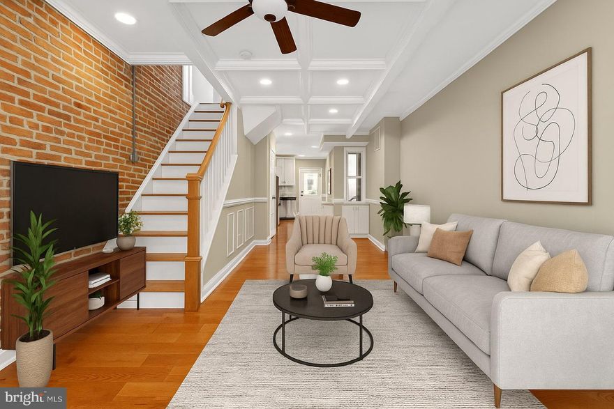 Beautifully Updated Home with CHAP Tax Credit in Locust Point!
Don’t miss this incredible opportunity in one of Baltimore’s most sought-after neighborhoods. This three-level home with a finished basement offers style, functionality, and unbeatable location. The main level boasts gleaming hardwood floors, a spacious family room, a completely renovated kitchen, and a convenient powder room. Step outside to a fenced-in backyard with green space and a private driveway—rare for the area!

The finished lower level includes a bedroom, full bathroom, laundry area, and flexible space perfect for a home office or recreation room. Upstairs, you’ll find two generous bedrooms and two full bathrooms. Enjoy skyline views from the amazing rooftop deck—ideal for relaxing or entertaining.

Plus, Locust Point offers easy access to the free water taxi, connecting you to four key harbor destinations for seamless city exploring.