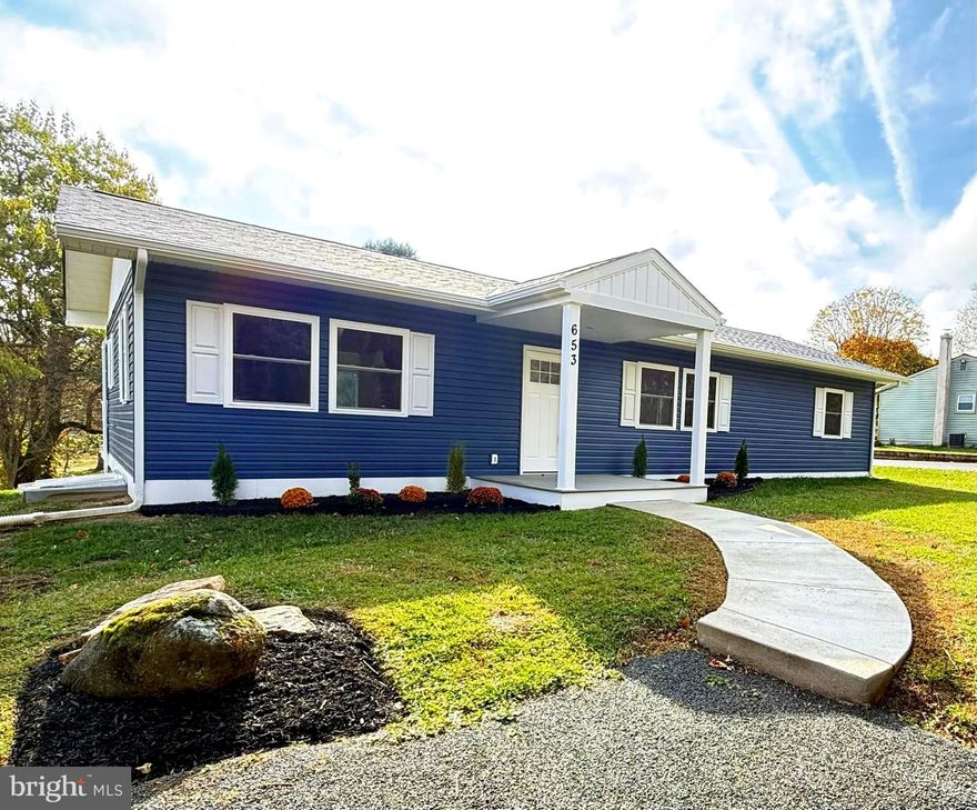 Welcome to 653 State Road in West Grove, located in the award-winning Avon Grove School District and set on a spacious 1-acre lot. This completely renovated ranch-style home has been meticulously redesigned from the studs out—and in—offering modern elegance, comfort, and peace of mind. Step inside to a bright and open floor plan that’s perfect for both entertaining and everyday living. The main level features three generously sized bedrooms and two fully updated bathrooms, providing comfortable and private retreats for family and guests alike. The FULLY  FINISHED, (APPROXIMATELY 1057 SQUARE FEET), lower level adds even more living space, including a fourth bedroom, a third full bathroom, and a large 21' x 25' bonus area—perfect for a family room, game room, home office, or gym. Stylish finishes and thoughtful details throughout create a seamless blend of function and appeal. Enjoy peace of mind with all-new Heating & Cooling systems, Brand-new LG appliances, New roof, New windows and siding, New hot water heater, New 12' x 20' deck, and so much more! Ideally located near local parks, schools, and amenities, this home offers the perfect combination of privacy and convenience. Don’t miss your chance to make this fully updated rancher your forever home!