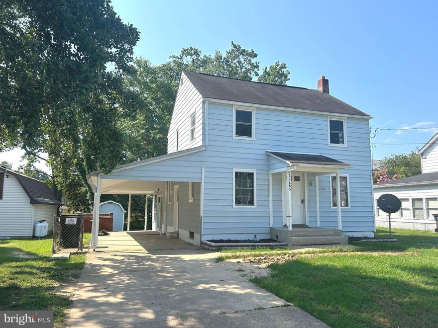 Welcome home to this spacious 4 bedroom/2 bath move-in ready colonial!  This home has been remodeled inside and boasts extra square footage with an additional family room and a main level bedroom. New flooring and paint throughout in this home and the kitchen is currently being completely remodeled to be finished by settlement. White cabinets and neutral countertops to be installed. Skylights add tons of natural light and this home has a spacious backyard as well. Public utilities and no HOA, drain system already in place in the basement and washer/dryer included. Book your showing today!