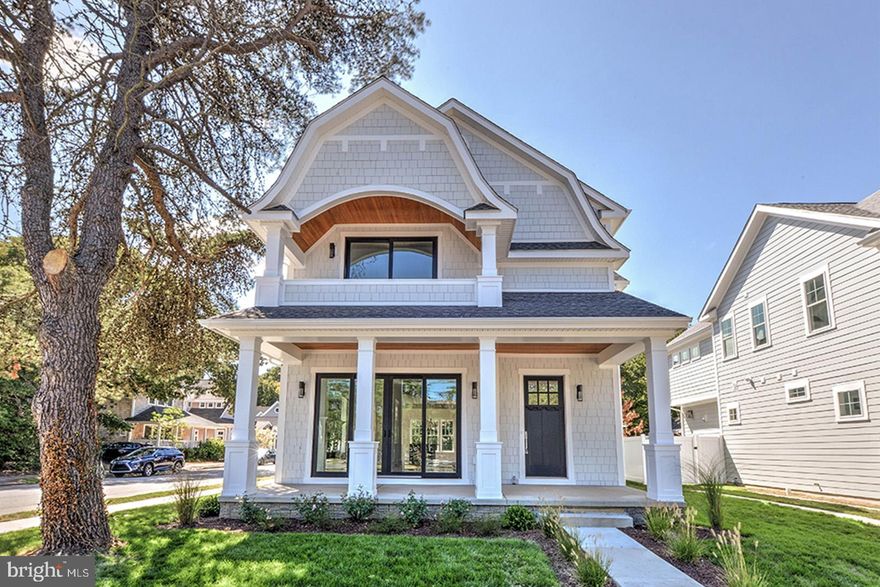 NEW CONSTRUCTION - this beautiful custom home offers the ideal South Rehoboth location just a block to Rehoboth's finest beaches and boardwalk and is Move In Ready!  This chic coastal style elevation is accented by Hardie Shake siding, gambrel roof accents and a large welcoming front porch!  The sought after and functional open concept floor plan features approx. 3,000sq/ft - 2,801sq/ft (heated), 5BR, 5.5BA, 10' ceilings on the first level and 9' ceilings on the 2nd level, commercial grade appliance package by DACOR, first and second level master suites, first and second level laundry areas, and a second level loft offering space and privacy for guests!  Timeless finishes include rustic walnut floors, gas fireplace with shiplap and tile surround, classic tiled baths, oil rubbed bronze fixtures and much more.  The kitchen offers tons of cabinetry, stainless steel appliances, quartz counters and spacious island making it the ideal setting for family gatherings and entertaining!  The rear deck offers a prime spot for grilling, relaxing and summer fun!