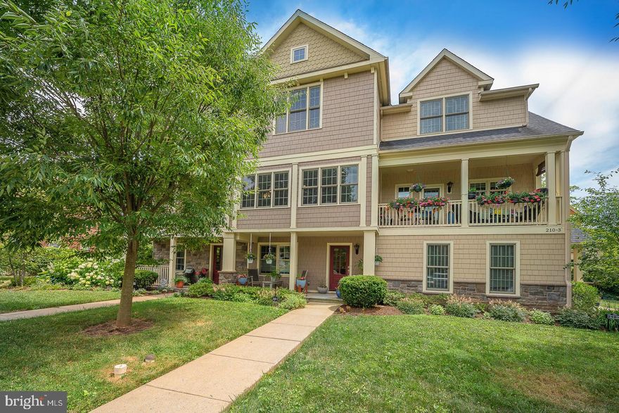 A rare opportunity to purchase this fabulous townhome in the heart of the
desirable and coveted Narberth Boro. Built in 2014 as part of Vauclain
Manor, the exteriors of the three townhomes were designed to invoke
charming Victorian style residences, yet the interior of this beautiful 3
bedroom, 3 and a half bath home offers a modern and versatile floorplan as
well as light- filled, open concept living spaces.

Enter via a charming, covered porch to find a bedroom and a full bath,
currently used as a home office, as well as access to a two-car attached
garage with entry to the garage at the rear of the home. The main living
area is upstairs – a light-filled open-plan living and dining room and a
spacious, modern kitchen with large island. A powder room and walk-in
pantry complete this floor.

The primary suite with trey ceiling, walk-in closet and full bathroom is
located on the third level, along with the 3 rd bedroom and hall bathroom.
The laundry is conveniently located on this floor. The large, floored attic
offers an abundance of storage.

There are gorgeous hardwood floors throughout.

The common areas of the community are breathtakingly beautiful, and
earned the distinction of the Audubon Society as a bird haven. - a simply
magical outdoor area, available for all residents and their guests to enjoy.

Vauclain is one of three types of buildings that make up Narberth Place.
The Elm, which was the historic church, consists of six units and Barrie
House, the old parsonage was refurbished to create 3 additional units. The
community is managed by an excellent Board and Management Company.

This unique and lively community is zoned for the prestigious Lower Merion
Schools and is just a short walk to shops, restaurants, Pilates and yoga
studios, Narberth train station, library, movie theatre, and a park that holds
summer concerts, a playground and basketball field. This very special
Boro of Narberth has the old-world charm and ‘small town’ feel like no
other!