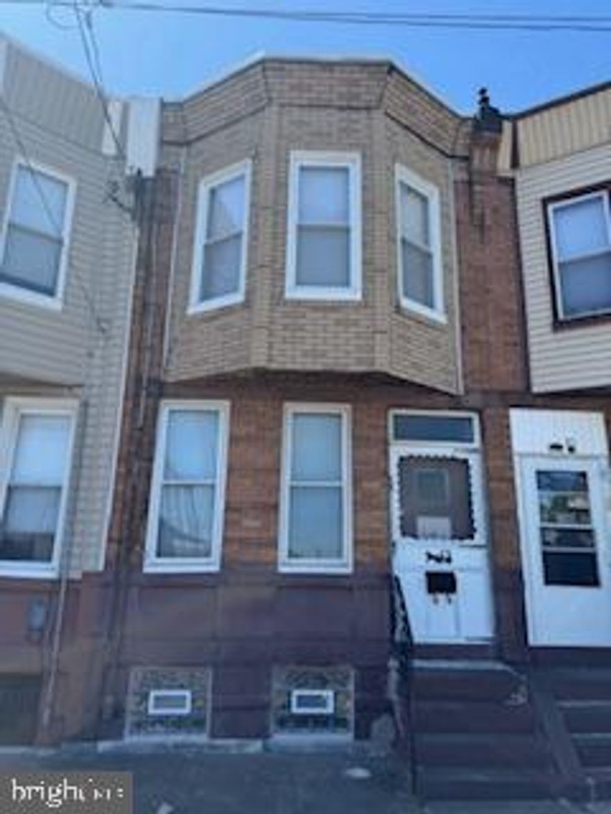 Take a look at this newly Updated 2 story straight thru row home. This property is located in the Harrowgate section of Philadelphia. This property features a good-sized living and dining room with nice hardwood floors. The Eat-in kitchen is a nice sized with good cabinet space and it leads you to the back laundry area. There is a nice spacious back yard to enjoy on those beautiful sunny days. The 2nd floor features 3 nice sized bedrooms with hardwood floors, good closet space, and a full hall bathroom. The basement is Full & Unfinished.  This will make a great home for a first time home buyer. The property is close to schools, shopping, transportation, and more. So Make your Appointment to see this property today!