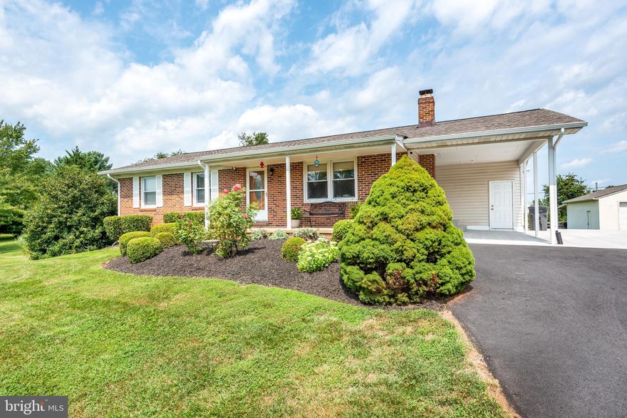 Picturesque pastoral and mountain views, tranquility and privacy is what you'll find when you arrive to this gorgeous move -in ready 2 lvl rambler   This 3BR/2BA home sits on a 2.2 AC lot and offers over 2,200 fin sq ft of living space  Oversized 2 car detached garage   Gleaming wood floors on main lvl   Renovated kitchen boasting custom cherry cabinetry, pantry with pull-out drawers, granite counter tops, instant hot water dispenser, built-in microwave, 5 burner stove with double oven and upgraded ceramic tiles   Large Owners Suite featuring a dressing room with custom wardrobes, a renovated Master Bath and access to the screened-in porch   Renovated 2nd full bathroom   Finished basement with a walk-out, a large rec room offering brand new carpet and wood stove, spacious  3rd bedroom with LVP and a full bath rough-in    Relax on your beautiful deck or a screened-in porch and enjoy the scenic views   New roof (2019)   New driveway (2019)   Brand new smart water heater (2020)   Water softener system   Outside video monitoring system   Great location just minutes from I66, Rt. 50, shopping/restaurants, hospital, local wineries and more... Safe in the closet under the stairs conveys.