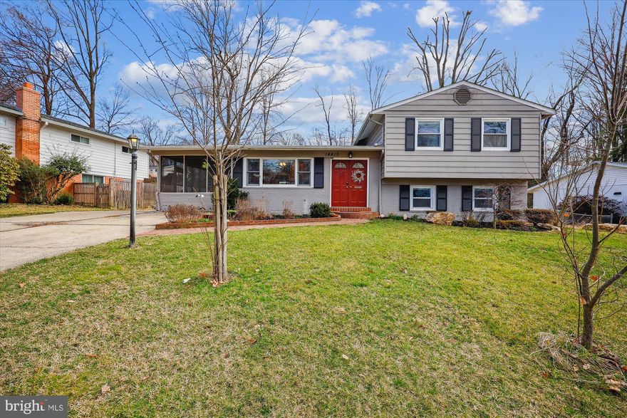 Exceptional and Extraordinary opportunity in Bel Pre Woods.........This four level split level home features two primary bedrooms along with two additional bedrooms accompanies by a third full bathroom. The subtle upgrades in the interior of the home are throughout the property. Hot water heater installed in November of 2023, Air Conditioning unit installed April 2023, a water filtration system for the entire home installed November 2023 the peace of mind when entering the home can start from there. Connected to the home your very own screened in patio area to enjoy the outdoors temperatures throughout the year along with a 240V connection to make your electric vehicle charging process smooth. The expansive driveway fits over five vehicles and that does not include the oversized detached garage that is in the back of the property along with its own separate 240V connection in case you want to charge your EV indoors or plug in your tools to help work on your weekend projects with the customized workbenches in the space. Schedule your showings online.