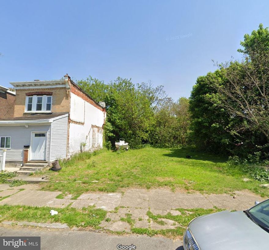 Vacant Lot For Sale!!!
Opportunity knocks! This 1,853 sqft RSA-3 zoned lot is ready for your vision. Whether you’re a builder, investor, or future homeowner, this property offers plenty of potential in a steadily developing section of Southwest Philadelphia.
-Lot Size: 1,853 sqft
-Zoning: RSA-3 (Residential Single-Family)
-Use: Perfect for building a single-family home or holding as a long-term investment

NOTE: The property will be sold in AS-IS condition. The buyer is responsible for U&O.