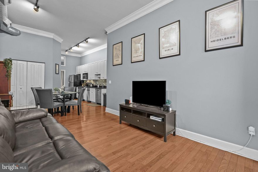 Great central location! Avoid monthly fees in your own townhouse on this quiet cobblestone street. While on the edge of Old city, this centrally located 2 bed, 2 full bath home is also within walking distance to Penns Landing, Race Street Pier and the Delaware River Trail, as well as Northern Liberties' bars and restaurants. The street is quiet and mostly residential with original cobblestone that has recently been repaired and maintained by the city. Inside you'll find beautiful hardwood floors, 12ft ceilings on the main level, updated appliances, including new hot water heater, HVAC, new windows and more. This is a spacious home with plenty of space to entertain, both upstairs and down with its fully finished basement. There is backyard access, which is private and steps away from a gated park. There is ample on street parking. If you are looking for a spacious home in the city with a great, walkable, location this is it! Great price for great square footage!