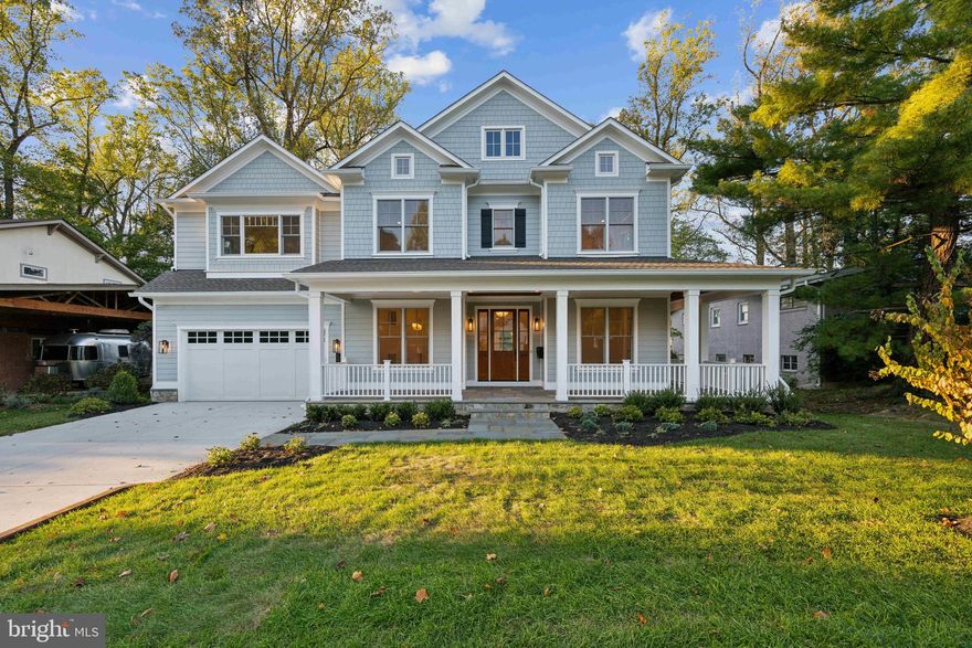 NEW PRICE! Construction is COMPLETE on this stunning new build from Mid-Atlantic Builders.  Sited on over 1/4 acre lot, mid-block, in the heart of Kenwood Park.  What makes this one special?  Oversized lot, walkout lower level & gracious floor plan.  Main level features covered porch,  wide entry hall, main level bedroom, formal living & dining, and gourmet kitchen and family room that open to screened porch & deck.  The upper level boasts 4 bedrooms plus loft or the option to have 5 bedrooms (see plans).  The walkout lower level has large rec room, additional bedroom suite and home gym.  Attached 2-car garage with mudroom entry.  Nearly 6,500 finished square feet on three levels with only the finest finishes.  Room for a pool.  Walkable to Whitman & Landon.