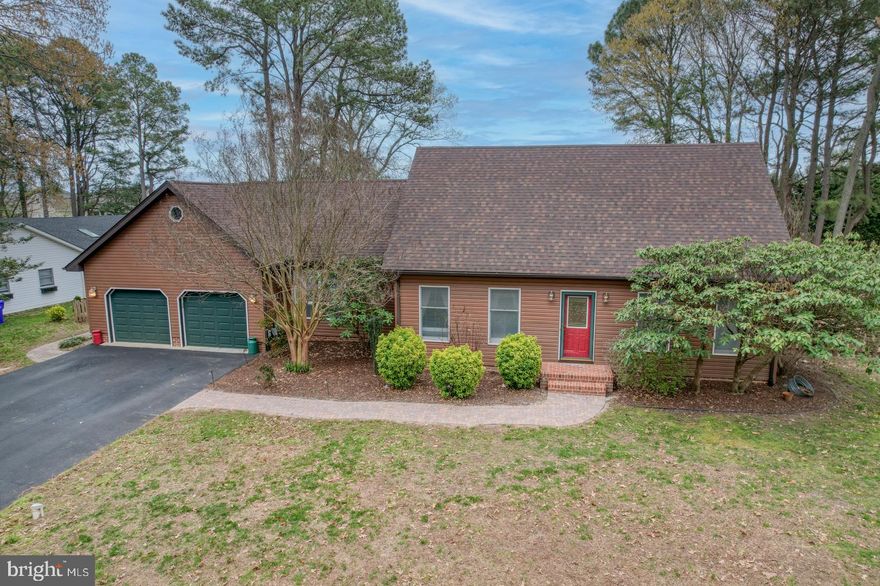 Welcome to this well established community called Shawnee Acres!  This rustic-style 3 bedroom 2 bath freshly power washed Cape Cod sits on just under a 1/2 acre and is ready for its new owner.  Stepping inside, you are warmly welcomed with  hardwood flooring throughout all of the main living areas.  The traditional dining room offers beautiful crown molding and is large enough to entertain all of your family & friends. Through the dining room, you will step into the incredibly large open kitchen that will fit all of your inner chef needs. There are upgraded counter tops, tile backsplash, and stainless steel appliances. The kitchen is open to the living room which showcases a beautiful  wooden planked cathedral ceiling along with focal wooden beams. Off of the living room, there is a sunny 3 seasons room with ceramic tile flooring and doors to access the composite deck or the paver patio for all of your outdoor entertaining and relaxation needs. The back yard is fully enclosed with a split rail style fence and has minimal landscaping for you to upkeep or allows for your personalized green thumb touch. A cedar siding shed will house all of your lawn care items. Above the oversized attached two care garage, there is outside access to a finished loft space.  This space is perfect for a home office, workout room, craft area, and so on! Back inside the home, the Primary Suite in located on the first floor along with a walk-in cedar closet & bathroom w/ jetted tub & walk-in shower. You will find the laundry room on the first floor which provides plenty of storage as well as access to the back deck. Heading upstairs, there are 2 good sized bedrooms with double closets in each and a full tub/shower combo bathroom.  This home offers a dual hvac system allowing for comfortable temperatures whether on the 1st or 2nd floor. Quick and easy access to Route 1 and 1-13 make for an excellent location! Schedule your tour quickly as homes in this community do not last on the market long!