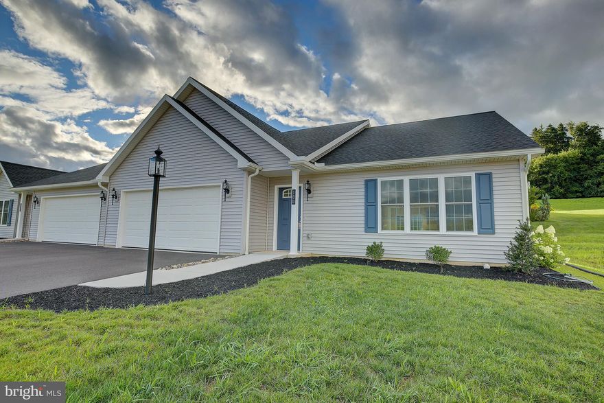 New construction one floor living. This half double is the latest edition of the popular Pinehurst floorplan 2BR 1.75 Bath with 2 car garage and back patio Easy living w/ lawn & snow not your job. Come to look; buy to stay!