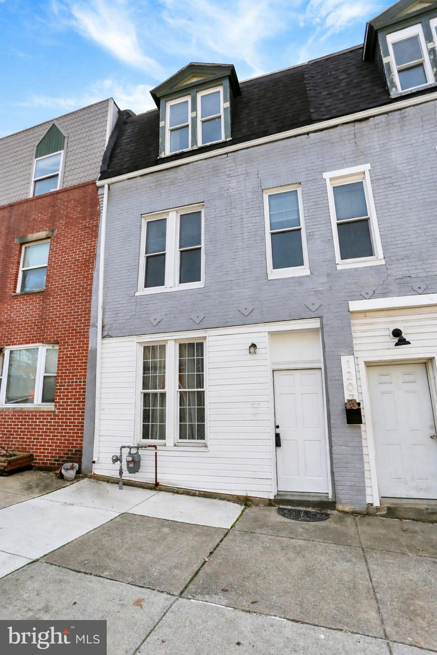 Versatile opportunity at 1209 Market Street in Harrisburg featuring Commercial Neighborhood zoning, allowing for a variety of potential uses beyond residential. This spacious townhouse offers 5 bedrooms and 1.5 bathrooms, including a convenient first floor bedroom and half bath. The second floor features a large tiled bathroom with an oversized tiled shower stall. Additional highlights include off street parking in the rear. Conveniently located with easy access to the highway.