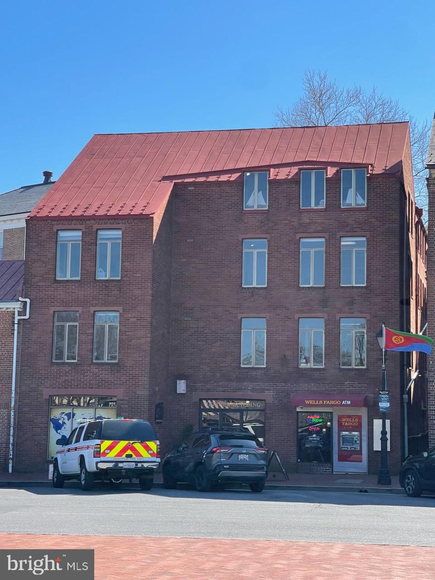 Dream of having a prime office location in downtown Annapolis with views of City Dock?  Now is your opportunity.  This second floor office space features water and city views.  Interior has modern colors and features a large conference area, private offices, multi-use rooms, and private restrooms.  Elevator and stairwell access.