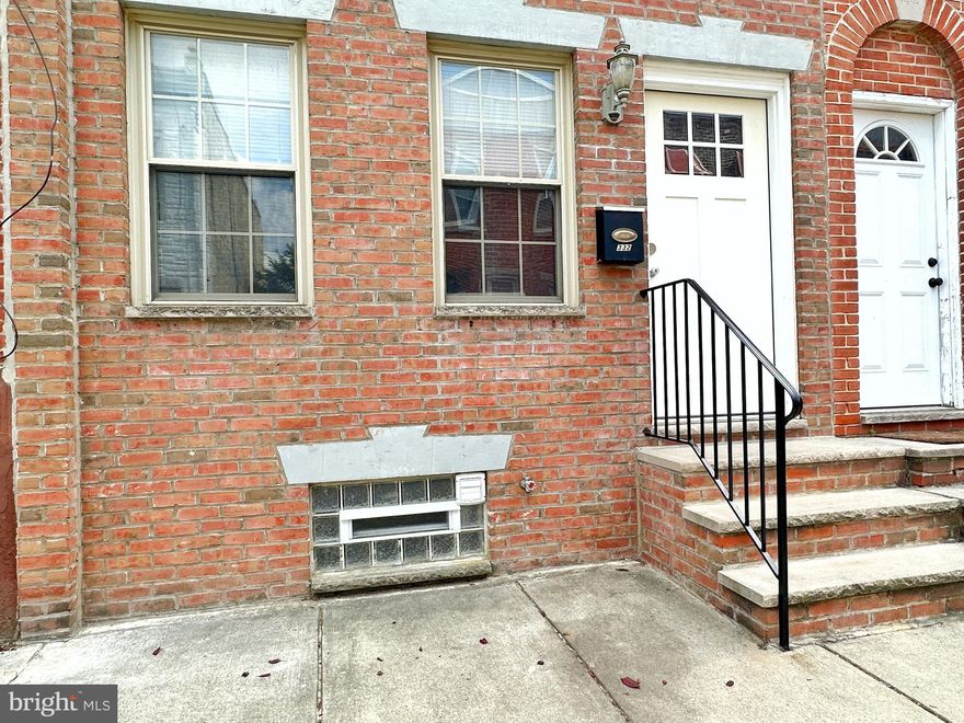 Welcome to this lovely 3 bed. 1 1/2 bath home in the Pennsport section of South Philly. New Brick Front. The first level offers an open, spacious floor plan featuring cool grey tones, moldings, hardwood floors, central air, high living room ceilings and tons of natural light. There is a sizable living room , separate dining area, and  on your way to the kitchen is a conveniently located half bath, the kitchen is equipped with a  Bosch dishwasher, five burner Samsung stove, fabulous fridge, subway tile backsplash, ceramic tile flooring and trendy open wood shelves for your pot and pan display. Just beyond here is the patio which makes for a great outdoor space to enjoy a barbeque or a morning cup of coffee. The basement has extremely high ceilings and is clean and dry with tons of storage and houses the washer & dryer along with the mechanicals of the home, speaking of which the heater is only a few years old and the hot water tank is from 2021. The roof is in great shape. The 2nd level boasts 3 comfortable bedrooms with ample closet space &  hardwood floors topped off with  a full tile bath nicely done with crisp  bright finishes.  Located on a quiet friendly block you are sure to fall in love with this one. Parking is good by any measure, supermarkets are just down the street as well as shopping, restaurants, Dickinson Square Park, Mifflin Tavern, Moonshine, Acme , Target, & Lowes. Easy Access to 95 and close to Penn's Landing , Center City. Come and take a peek!