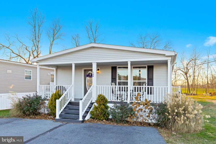 Welcome Home to Mill Creek Estates! This charming manufactured home offers the perfect blend of comfort and functionality. Step inside to discover a living room with a wet bar and built-ins, a dining area with a ceiling fan, and a gorgeous kitchen with an island that's perfect for preparing meals and entertaining. The home also features a dedicated office space and a convenient laundry room for added ease. The primary suite boasts a private bath with a double sink vanity, a walk-in closet, and plenty of room to unwind. With two additional bedrooms and a well-appointed hall bath, there’s space for everyone to feel right at home. Outside, you’ll find a handy storage shed, ideal for keeping your tools and equipment organized. Situated in the Garden Spot School District, this home has everything you need to enjoy comfortable, modern living.