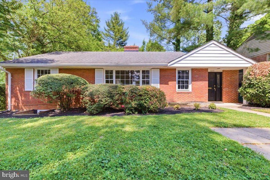 Welcome to this charming rambler situated on a quiet no-thru street, offering a crisp, clean, and bright living environment. The home is painted throughout, creating a fresh and inviting atmosphere from the moment you enter the foyer, which features double coat closets and tile flooring.

The kitchen has been thoughtfully refreshed with new,  stainless steel appliances, countertops, and luxury vinyl plank flooring, providing ample table space for casual dining.  Adjacent to the kitchen, a screened porch and a slate patio extend the living space outdoors, perfect for relaxing or entertaining.

The oversized living room boasts a cozy fireplace, complemented by a separate dining room .  The owners suite offers dedicated office space, private full bath and walk in closet.   A second bedroom and bath finish the main level.

The lower level expands the living area with a third bedroom, a full bath, and a family room featuring recessed lighting and its own fireplace. Additional spaces include a playroom, laundry room, and large closets for abundant storage, making this home both functional and welcoming.

Minutes to Historical Kensington offering antique shops, restaurants, entertainment, farmers market, MARC train station, Capital Cresant Trail,  and nearby Rock Creek Park, great for hiking, biking, picnics and more!
