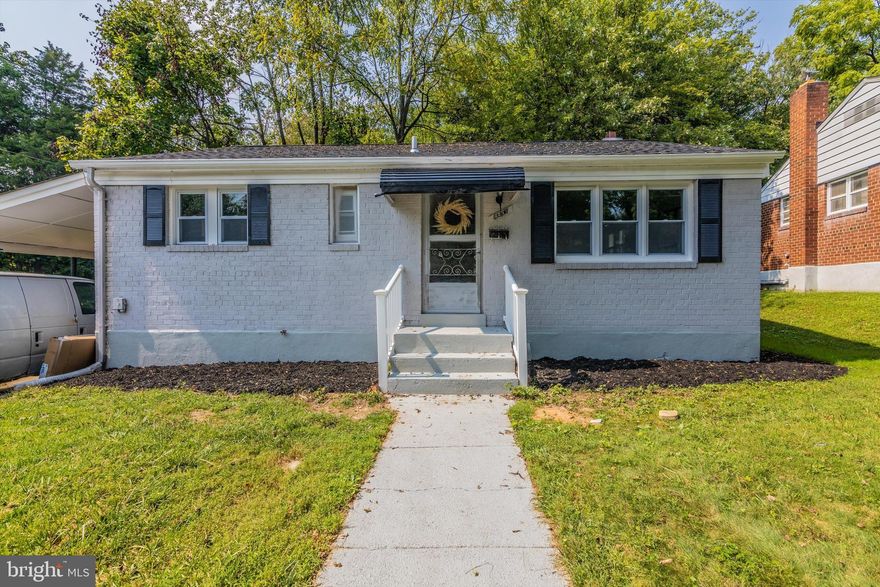 Welcome to Wheaton Woods!! From the minute you walk in you will love how bright it is. Everything has been done for you. This renovated Rambler home with 5 Bedroom and 3 full Bath. Several upgrades –  Several recessed lights, NEW Stainless Steel Appliances, Premium Calacatta Quartz Countertops, , NEW Washer/Dryer, NEW HVAC, NEW Roof, Renovated Bathrooms with new Vanities, Freshly painted. Imagine spending the summertime overlooking your huge yard, grilling your favorite foods, reading, or just relaxing with your favorite beverage with your friends and family. Off street parking. So close to so much. Lots of shopping nearby or be in downtown Rockville or Wheaton in less than 10 minutes.