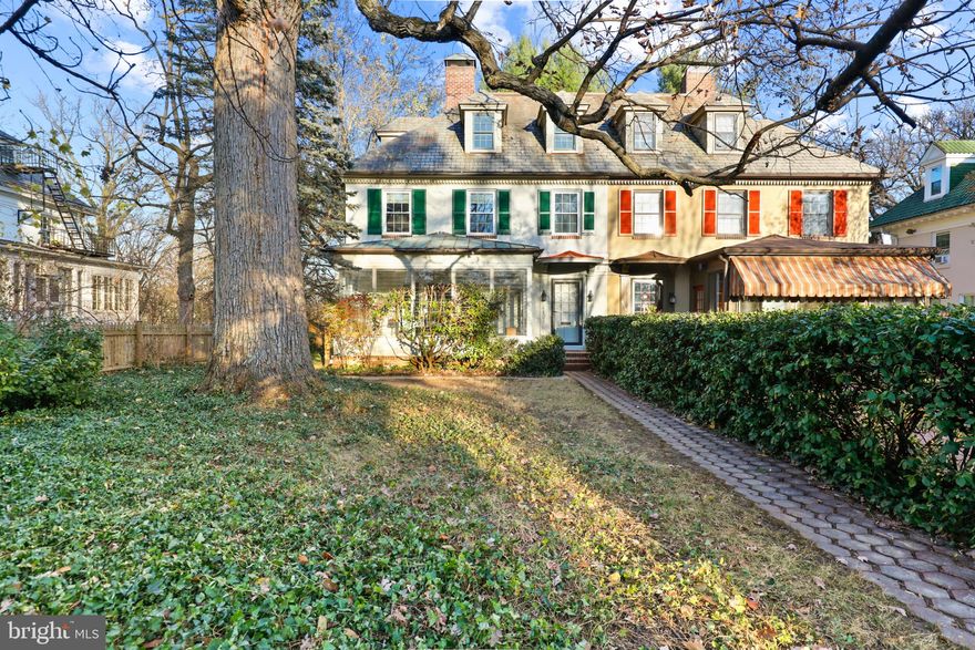 This beautifully maintained classic 5 BR with 3 full BA is well set back from the street with a long front yard as well as a completely fenced and private back yard.  A generous entryway opens to a living room with built in bookcases, wood burning fireplace and French doors which lead to the always coveted sunporch. This home is a classic, with a traditional dining room and a butlers station connecting to the kitchen where you’ll find more pristine original built -in cabinets. Throughout the home you will see hardwood floors, generous rooms, large windows and plenty of light. Recent upgrades include all new replacement windows, new privacy fence, central AC,  basement waterproofing and new sewer line. (Aren’t you glad you’ll never have to deal with that?! ) This extremely walkable neighborhood is affectionally known as ‘HamRol’ or ‘Rolden’ where Hampden folds into Roland Park.  Get lost on a scenic walk or march right down to the Avenue and enjoy the restaurant scene, do some shopping Mom’s Organic or catch a movie at the coming very soon Warehouse Cinemas at Rotunda.