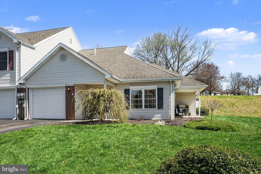 Charming end-of-row ranch townhome offering easy, one-floor living with no HOA fees! This well-maintained home features 2 spacious bedrooms, 2 full baths, and generous room sizes throughout. The dining area includes a patio door for added natural light and convenient access to the outdoors.

Enjoy plenty of storage with walk-in closets and a pull-down attic, plus the added convenience of central air and propane heat. Exterior highlights include an attached 1-car garage, storage shed, covered side porch, and beautifully landscaped yard.

Perfect for downsizing or anyone seeking low-maintenance living in a desirable location with an easy commute to Route 81.