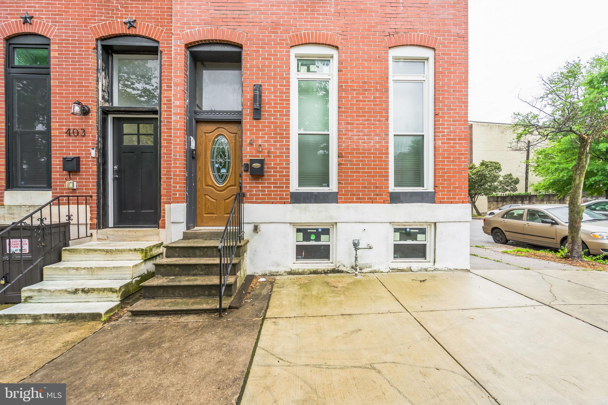 Motivated Seller—Bring Your Offers! This beautifully maintained 4-bedroom, 2-bath end-unit townhome is a rare gem in the heart of Baltimore’s revitalized Greenmount West neighborhood, part of the dynamic Station North Arts District. The seller is eager to relocate, and this home is priced to sell fast—don’t miss your chance!
Just under a mile from Penn Station, this move-in-ready property sits in one of Baltimore’s most exciting and artistic communities, surrounded by public art, galleries, dining, and major redevelopment projects. Enjoy the best of city living on a quiet, one-way street facing a peaceful open park.
This spacious corner unit boasts abundant natural light from windows on three sides, freshly refinished hardwood floors, and a flexible layout perfect for multi-use living. The main level features another bedroom and living area that can be easily converted into an income-generating rental unit or in-law suite.
On the second floor, the open kitchen flows into a dining nook and large living area with access to a private, newly fenced backyard—complete with a new deck and private parking pad, ideal for entertaining or relaxing outdoors.
Upstairs, find a serene master bedroom, another large bedroom, and a full bathroom. Recent updates include new windows throughout and a roof that’s just seven years old—this home has been lovingly cared for and is in excellent condition.
Zoned R-8 for single-family, two-family, or multifamily use, this home is perfect for first-time investors or buyers seeking flexibility and future potential.
This is your opportunity to own a slice of Baltimore’s resurgence. Schedule your private tour today—this incredible home won’t last long!