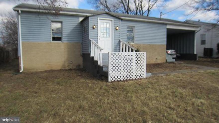 Attention investors this house needs a little work to get ready for your renter.  ( no Gov't financing).  Has five bedrooms,  two and half baths, and approximately 1380 sq ft, with large flat back yard. About one mile from I 81 so it won't be active for sale very long.