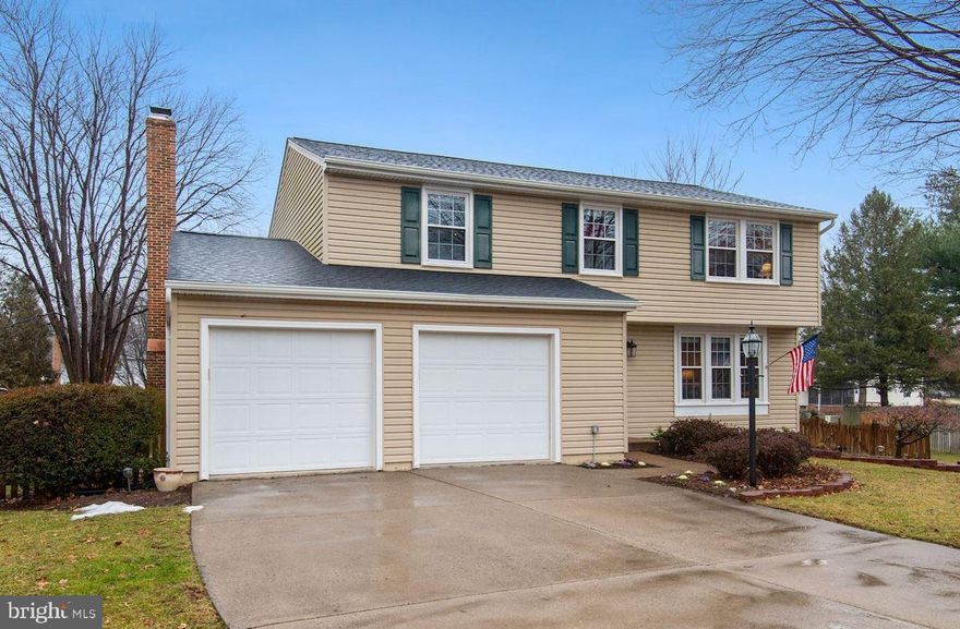 UPDATED., UPDATED, UPDATED...Location, Location, Location...Enough said, but will elaborate! Superbly maintained and presented 4 bedroom, 2.5 bath Colonial in Oak Hill ready for you to call home.  Beautiful kitchen updated in 2016 with everything new, cabinets, counters, appliance, flooring.  All new ceramic plank floors throughout the main level. Nice sized Family Room with wood burning fireplace, mantle, built-in bookcases, and french doors to Screened Deck. Low maintenance composite deck with Hot Tub overlooking your private fenced in backyard that backs to Open Space!  Large Master Bedroom with walk-in closet and private update bath .  Other bedrooms of good size and upper level bathroom updated too.  Lower level has TWO finished rooms that could be used for just about anything.  Large utility room with ample storage area.  Roof replaced in 2021, HVAC system replaced in 2019.  A must see. Did I mention that this home is on a Cul-de-Sac.