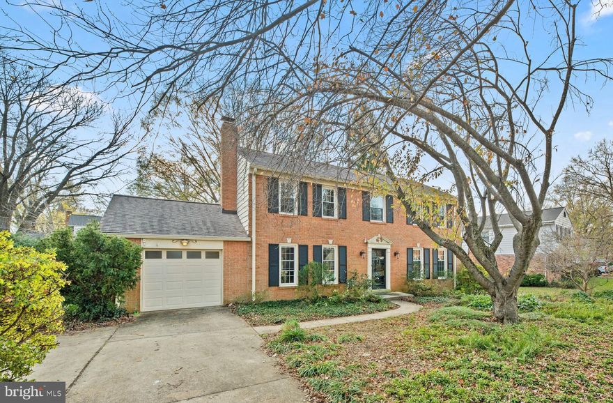 Welcome to Camelot!  Wonderful brick front colonial with garage on a premium cul de sac lot.  Plenty of living space in this 4 bedroom 2 full and 1 half bathroom home.  Large, unfinished basement awaits the finishes of your choosing.  Main level offers a living room, formal dining room & formal living room, vintage kitchen, laundry/mud room with garage access and rear porch. Travel up to your bedroom level with a large primary suite and 3 additional generously sized bedrooms. Primary suite offers a walk in closet and bonus vanity area in addition to private bathroom. New carpeting throughout with hardwood flooring underneath.  Easy access to major commuter routes. Close to shopping, dining & entertainment.  Schedule your private tour today.