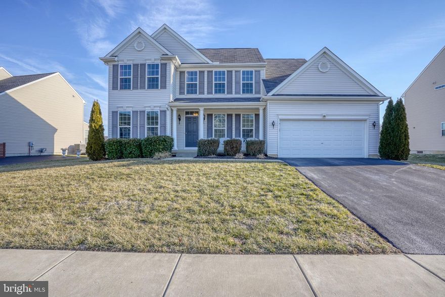 An exceptional value, priced to sell and impeccably maintained. Built in 2018, this spacious home in sought-after Townsend Village offers over 3,300 square feet of beautifully designed living space with a bright, open floor plan rarely found at this price point. The expansive eat-in kitchen was renovated in 2021 and features stunning countertops, a new sink, backsplash, and disposal, opening to a sunroom upgrade filled with windows and natural light. With 4 bedrooms and 2.5 baths, the home also includes a private office, formal living and dining rooms, and a generous family room with a gas fireplace. The finished basement provides valuable additional living space. Situated on a premium lot backing to open space, the home offers exceptional privacy and a desirable setting. An irrigation system installed in 2020 adds convenience and long-term value. One of the best-priced homes on one of the neighborhood’s most desirable lots — this opportunity will not last. Schedule your tour today.